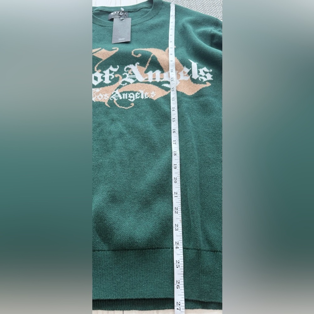 WXYZ City of Angels LA Graphic Sweater – Evergreen Gothic Style Size L NWT - Picture 10 of 10